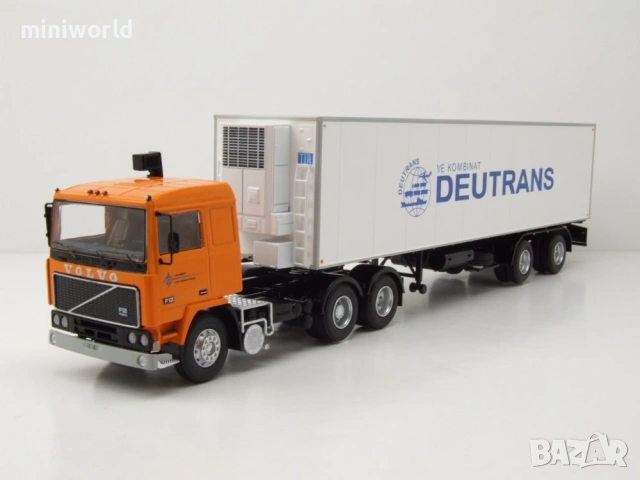 Volvo F12 Sattelzug Deutrans 1980 - мащаб 1:43 на Premium ClassiXXs моделът е нов в кутия