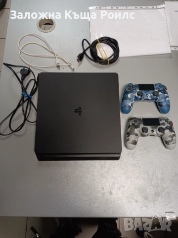PlayStation 4 Slim, 500GB HDD, черна, снимка 2 - PlayStation конзоли - 54436954