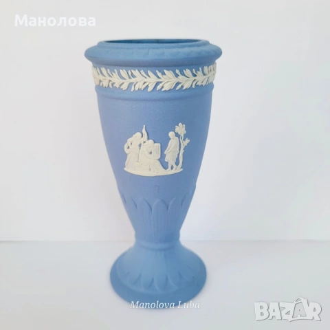 Колекция "Wedgwood Blue" колекция от автентичен син ясимов порцелан (Jasperware)., снимка 6 - Други ценни предмети - 54685110