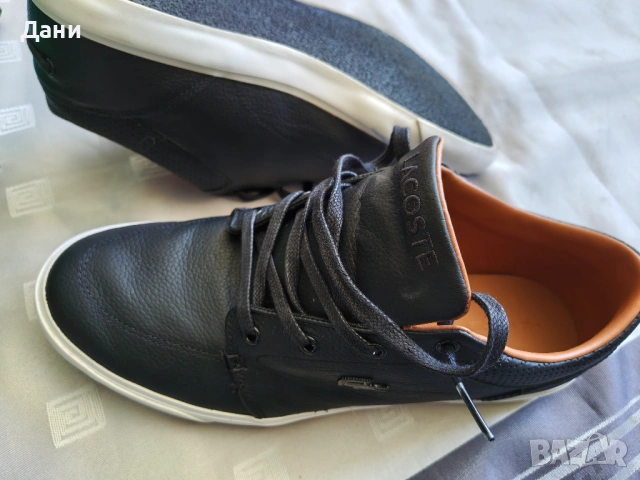 Оригинални мъжки кецове Lacoste Bayliss Vulc PRM – Размер 44.5, снимка 14 - Спортно елегантни обувки - 54554552