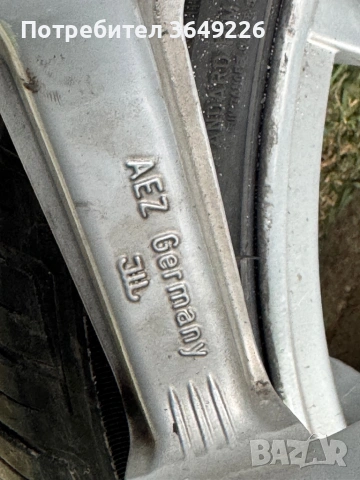 Джанти AEZ 17 5x112, снимка 9 - Гуми и джанти - 54539316