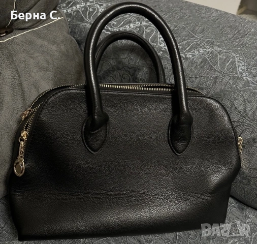 Елегантна черна чанта, снимка 2 - Чанти - 54235069