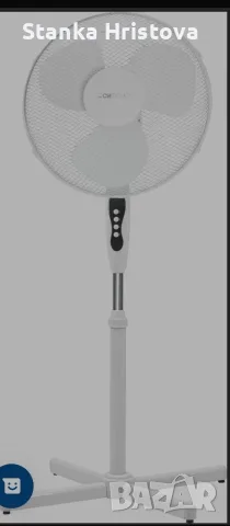 Вентилатор Clatronic 40cm., снимка 2 - Вентилатори - 55531262