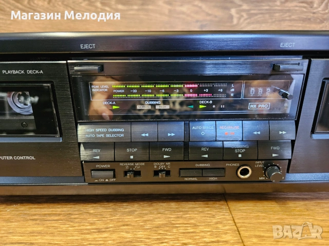 Касетен дек Onkyo TA-RW20 – Японска аналогова класика от златните години на касетните декове, снимка 7 - Декове - 55000245