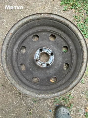 Железни джанти 16 4x108, снимка 4 - Гуми и джанти - 55430356