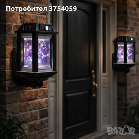 Градинска индукционна соларна лампа HW-888C-1W - стилна и функционална