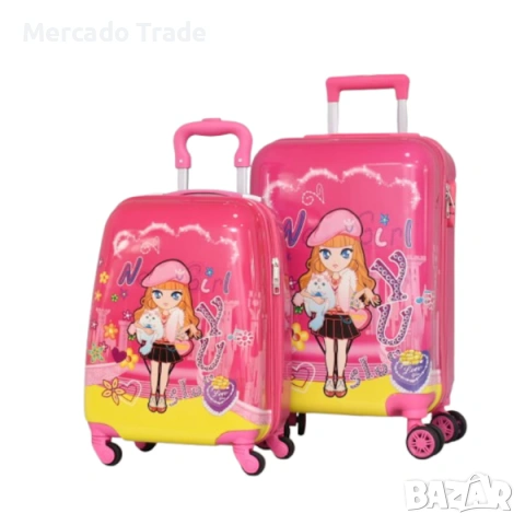 Комплект детски куфари Mercado Trade, 31800, Различни модели, 16" и 20", снимка 3 - Куфари - 54554737