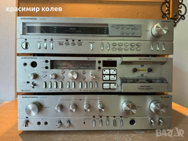 сет на "GRUNDIG"/V-5000,CF-5500-2,T-5000/, снимка 2 - Ресийвъри, усилватели, смесителни пултове - 54706476