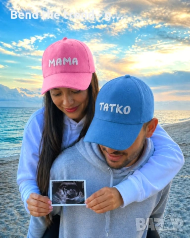 Шапки с бродерия "МАМА" и "ТАТКО"