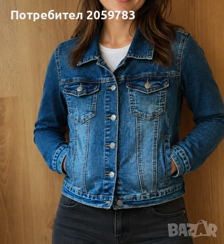 Дамско дънково яке деним
