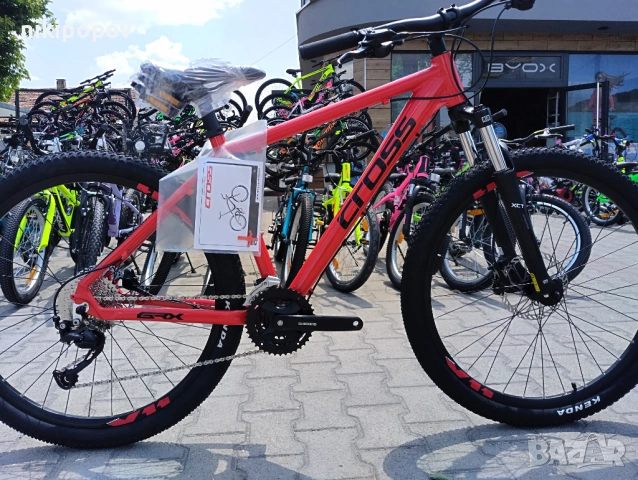 CROSS Велосипед 27.5" GRX 8 червен, снимка 12 - Велосипеди - 54645607