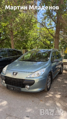 🚗 Peugeot 307 SW 1.6 HDI 90к.с. 2007г. – 7 места / Панорама / Нов внос, снимка 2 - Автомобили и джипове - 54552911