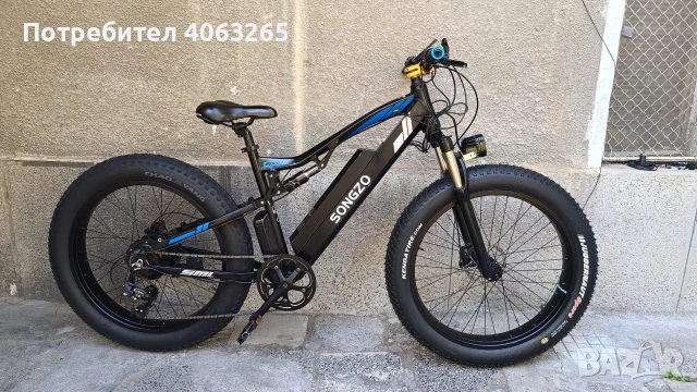 Електрически велосипед мекица Fatbike 26 цола, снимка 4 - Велосипеди - 54823772
