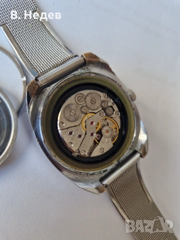 SLAVA, 21 jewels, cal. 2414, каса 38мм, ръчно навиване, USSR, TOP!, снимка 9 - Мъжки - 55097516