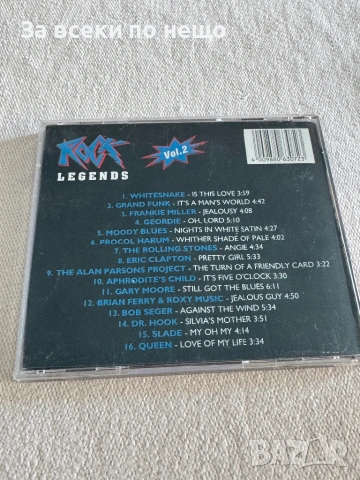 CD диск Rock Legends vol.2, снимка 3 - CD дискове - 54387332