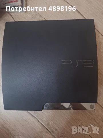 PlayStation 3 Slim 160GB + 2 Оригинални Джойстика + 10 Игри, снимка 3 - PlayStation конзоли - 55422339