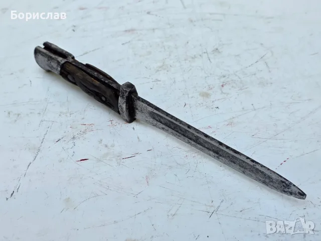 Много стар щик - нож, снимка 3 - Антикварни и старинни предмети - 55630382