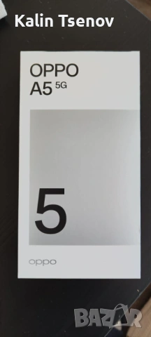 Мобилен телефон OPPO A5, 4GB RAM, 128GB, 5G Черен/Зелен