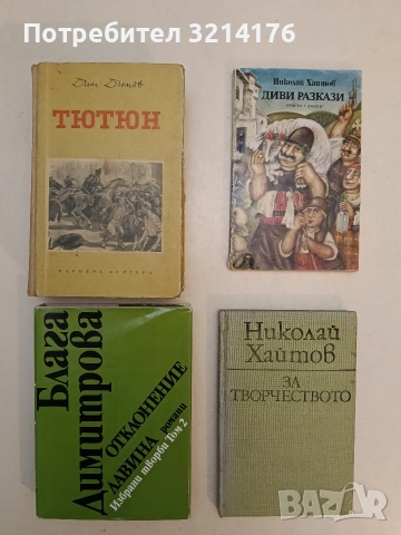 За творчеството - Николай Хайтов (1982)