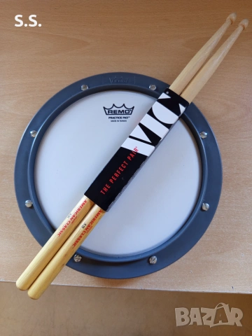 Практис пад на Remo 8" и палки на Vic Firth 5B , снимка 5 - Ударни инструменти - 55196592