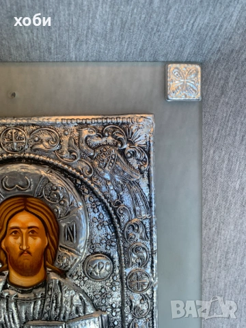 икона на Исус Христос Пантократор, снимка 4 - Икони - 54100322