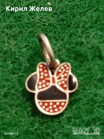 Сребърна висулка Pandora Disney Minnie Mouse марково бижу 41723