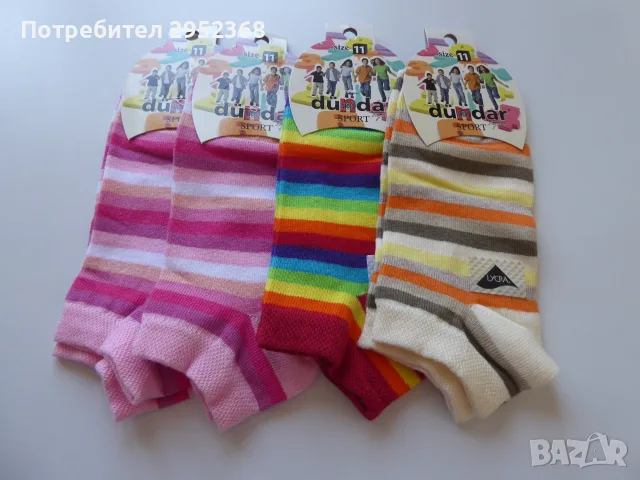 Чорапи къс конч за момиче, снимка 2 - Чорапи - 55499650