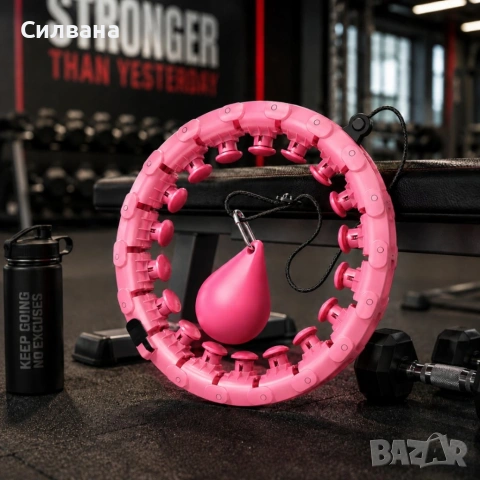 Смарт 3D Hula Hoop с тежести , снимка 2 - Други спортове - 54997518