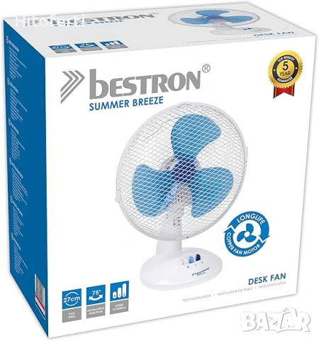  Вентилатор Bestron Ddf27W