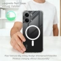 IMAK Магнитен Прозрачен Калъф за Xiaomi Poco X8 Pro Max 5G - TPU, Airbag, Прозрачен, снимка 3