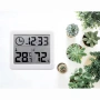 Дигитален термометър и влагомер с часовник, 3.2" LCD дисплей, ±1°C точност, за дома, офиса 10186, снимка 5