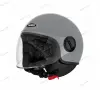 Каска с прозрачен визьор, Jet Helmet YEMA, сива, снимка 1