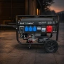 Мощен бензинов генератор 7.5 kW (13 к.с.) с дистанционно управление и колела, снимка 3