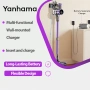 Безжична Вертикална Прахосмукачка - Yanhama H7 750W 75000Pa, 4-в-1 с 50 Мин Работа, LED!, снимка 7