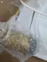 Nintiue F1599 – нов дизайнерски подов лампион, Gold/Natural, снимка 6