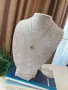 дамско колие с нежна висулка в зелено , снимка 2
