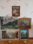 Стари картини, платно масло, авторска изработка. , снимка 1