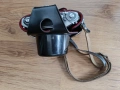 Ретро фотоапарат Exakta VX 500 с обектив Carl Zeiss Jena Tessar 2.8/50 + кожен калъф , снимка 3