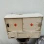 стара дървена аптечка, снимка 1