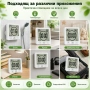 Водоустойчив дигитален часовник с термометър влагомер и таймер за баня LED електронен електронен, снимка 5