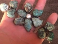 стар дизайнерски масивен комплект ГРИВНА и КОЛИЕ - сребро и естествен тюркоаз, снимка 6