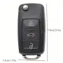 Кутия за ключ VW/Seat/Skoda с 3 бутона , снимка 5