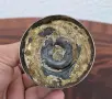 Стар ИТАЛИАНСКИ АРИСТОКРАТИЧЕН ДЕБЕЛО ПОСРЕБРЕН СВЕЩНИК, снимка 3