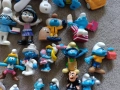 Огромна колекция смърфовете The Smurf, фигурки смърфчета Kinder, стики, снимка 6