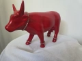 Декоративна фигурка на крава, снимка 2