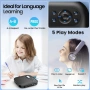 Преносим CD плейър DESOBRY с Bluetooth CD плейър с високоговорители, презареждащ се дискмен за кола , снимка 9