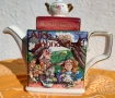 Рядък чайник Sadler Алиса в страната на чудесата, снимка 6