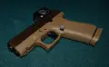 GLOCK 43x Coyote + AIMPOINT COA ГЛОК 9х19 Койот с бързомер, снимка 4