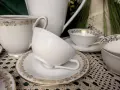 Фин костен порцелан френски сетове за кафе комплект , снимка 3