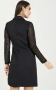Официална черна рокля тип сако , снимка 10